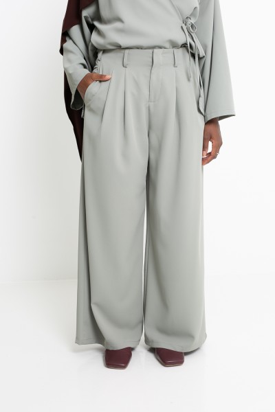 Pantalon Séoul sauge