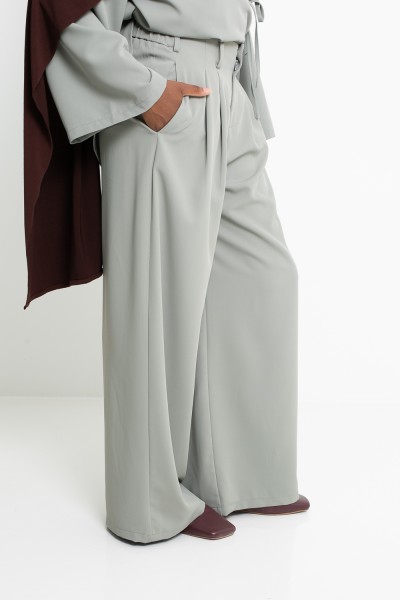 Pantalon Séoul sauge