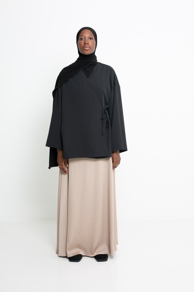 Schwarze Seoul-Jacke