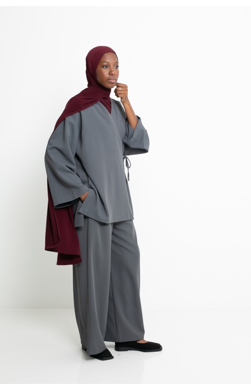 Pantalon ample habillé création pour femme musulmane. Boutique hijab moderne.