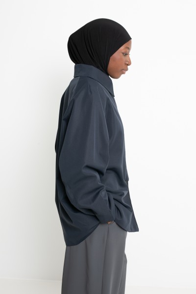 Trench minimalist Tokyo bleu marine