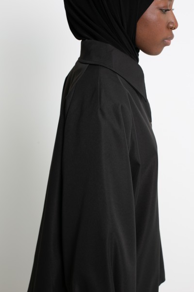 Trench minimaliste Tokyo noir