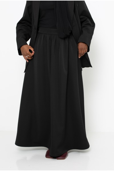 Paris city black skirt