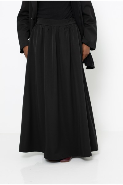 Paris city black skirt