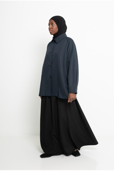 Paris city black skirt
