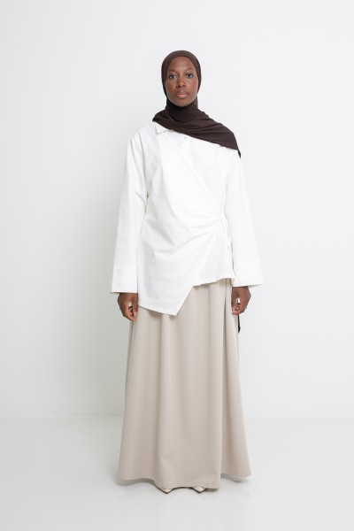 Paris city skirt in greige