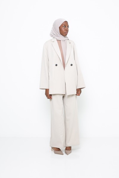 Paris city ensemble in gray