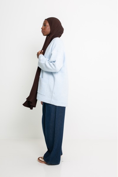 Cardigan Munich bleu clair
