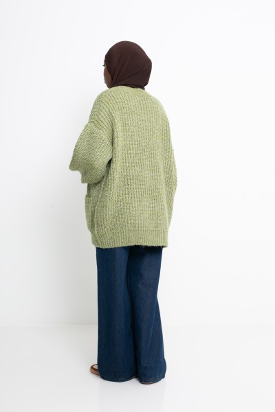 Gilet Moscou matcha