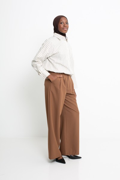 Camisa color crema de Londres
