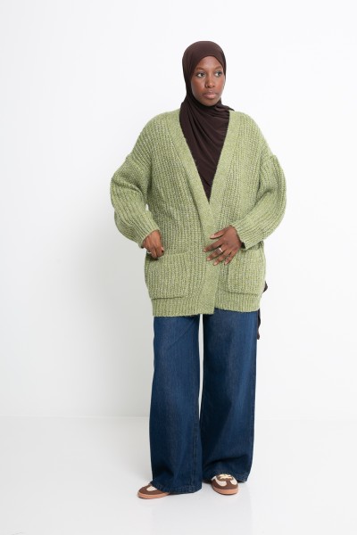Gilet Moscou matcha