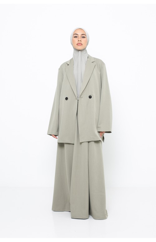 Ensemble blazer jupe pour femme musulmane
