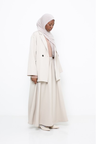Paris city set, greige skirt
