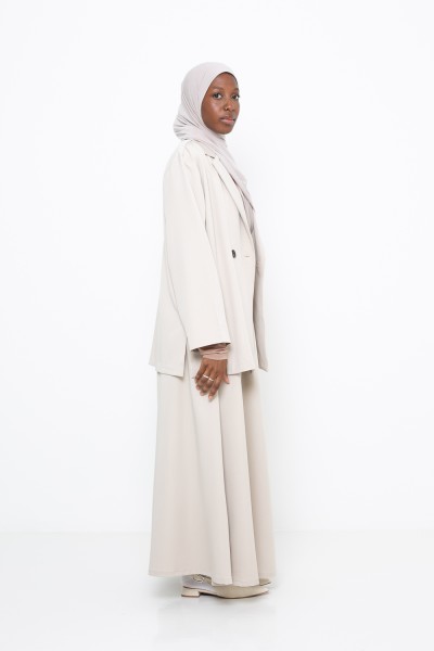 Paris city set, greige skirt