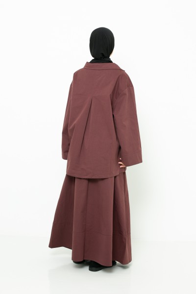 Jupe Hanoï maroon