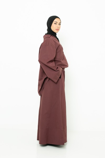 Jupe Hanoï maroon
