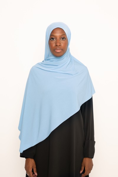 Hijab Jersey Premium blauer Himmel