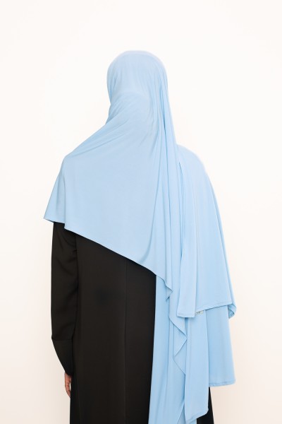 Hijab Jersey premium blue sky