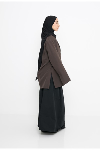 Blazer croisé dark brown