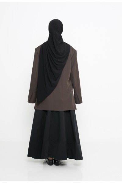 Blazer croisé dark brown