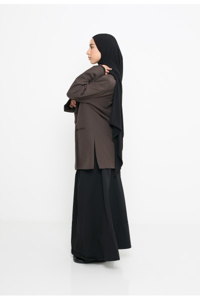 Blazer croisé dark brown