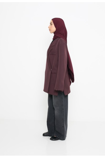 Blazer croisé Burgundy