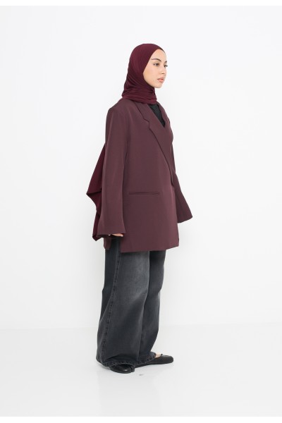 Blazer croisé Burgundy
