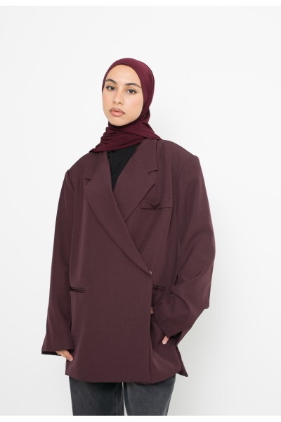 Blazer croisé Burgundy