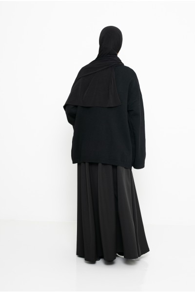 Cardigan minimaliste noir