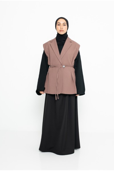 Blazer sans manche viennois