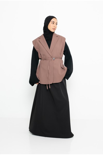 Blazer sans manche viennois