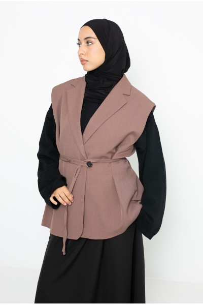 Blazer sans manche viennois