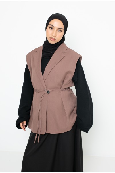Blazer sans manche viennois