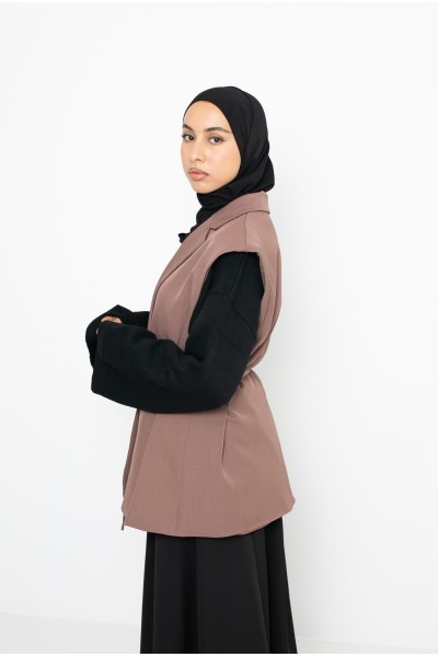 Blazer sans manche viennois