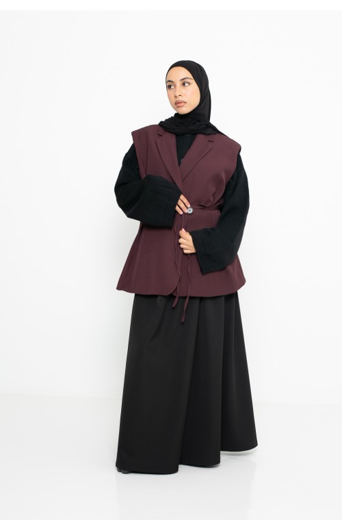 Blazer sans manche moderne pour femme