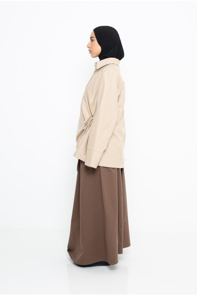 Camisa beige de Milán