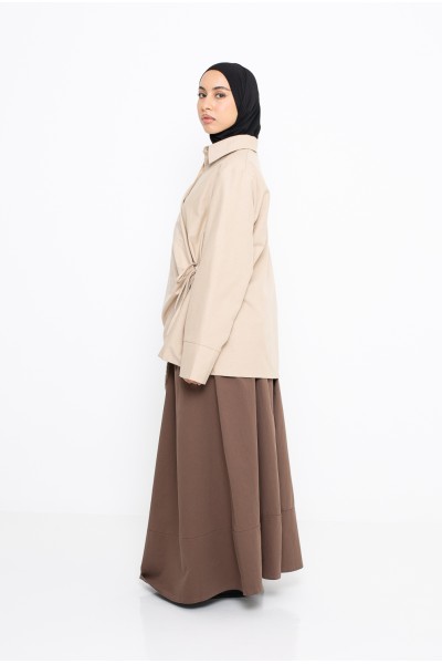 Camisa beige de Milán