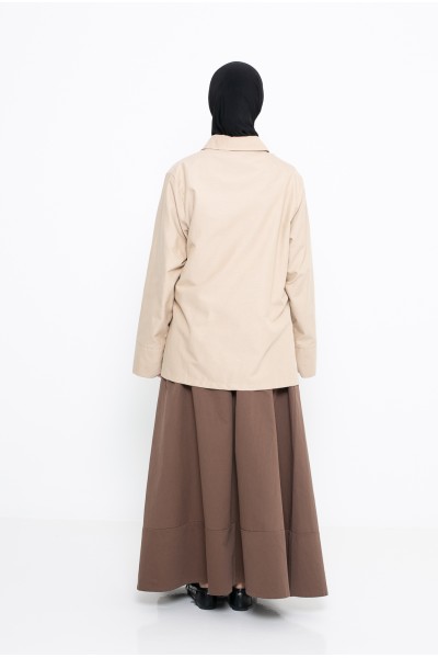 Camisa beige de Milán