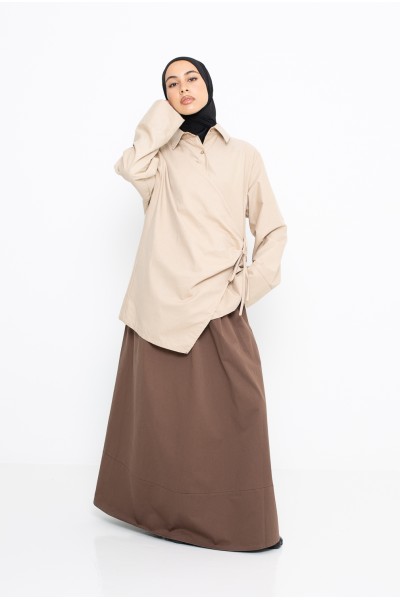 Camisa beige de Milán