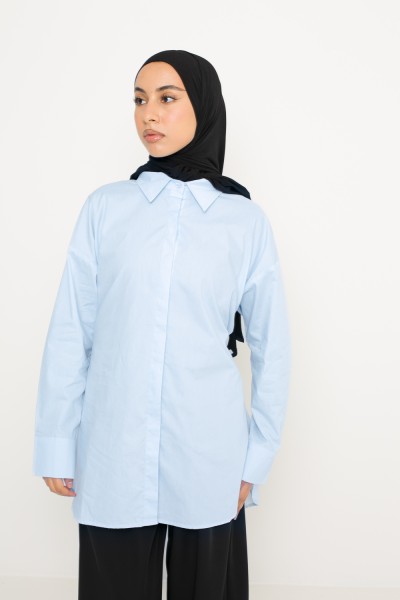 Camisa azul de la ciudad