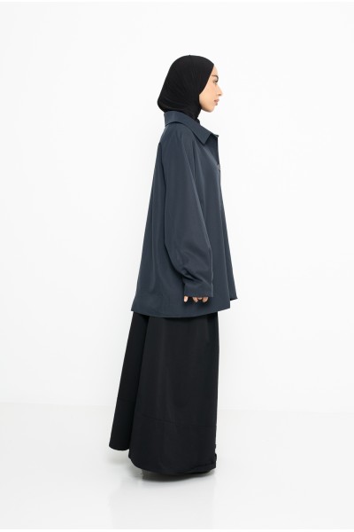 Trench minimalist Tokyo bleu marine