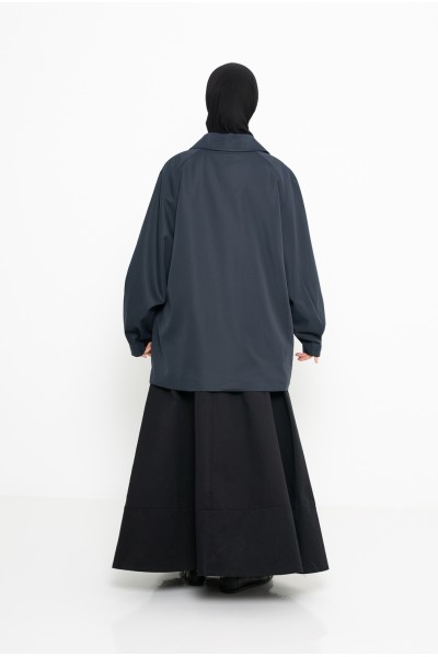 Trench minimalist Tokyo bleu marine