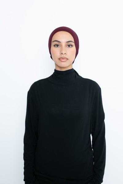 Bonnet tube Jersey Burgundy