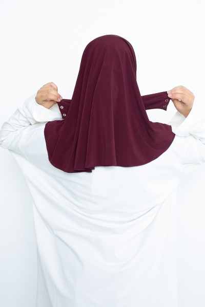 Hijab easy burgundy