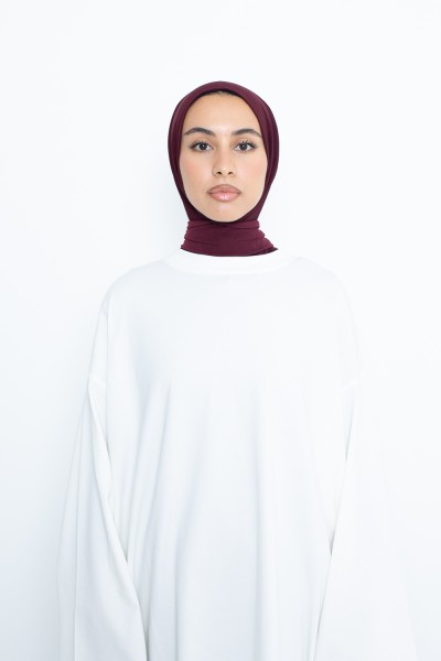 Hijab easy burgundy