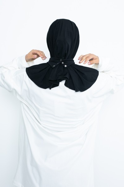 Hijab easy noir