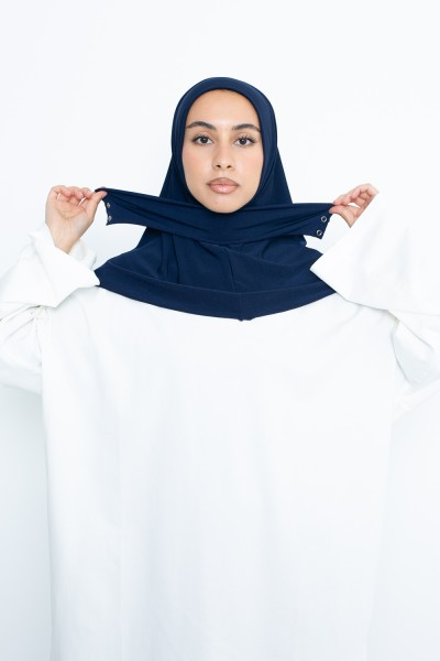 Hijab easy bleu foncé