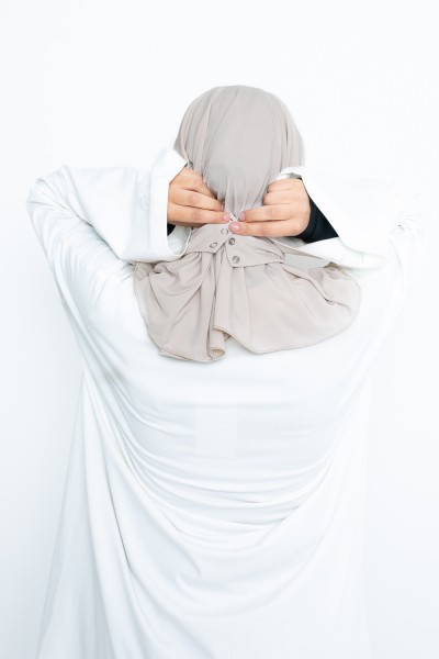 Hijab easy greige