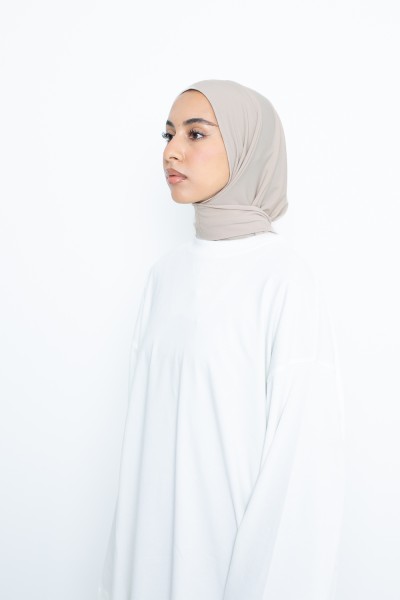 Hijab easy greige
