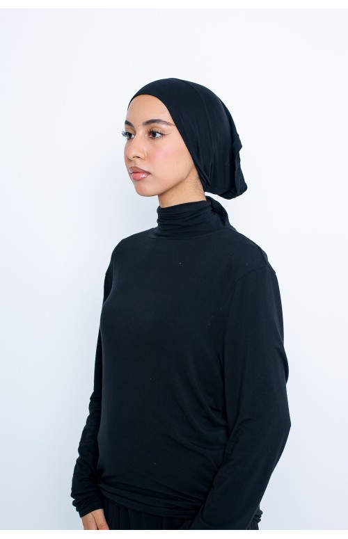 Bonnet tube en Jersey sous hijab